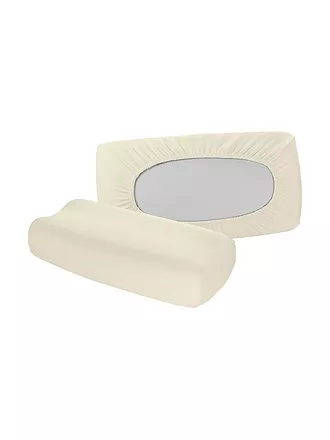 FLEURESSE | Federa per cuscino in jersey "Vital Comfort" 40x60cm (Bleu) | beige